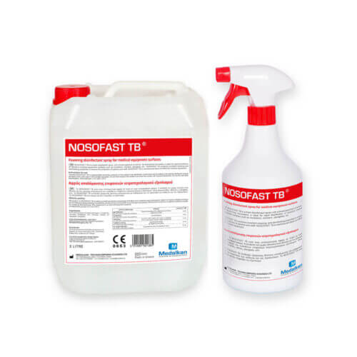 NOSOFAST TB - Foaming disinfectant spray for medical equipment surfaces