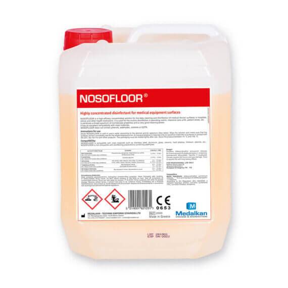 NOSOFLOOR - Highly concentrated disinfectant for medical equipment surfaces